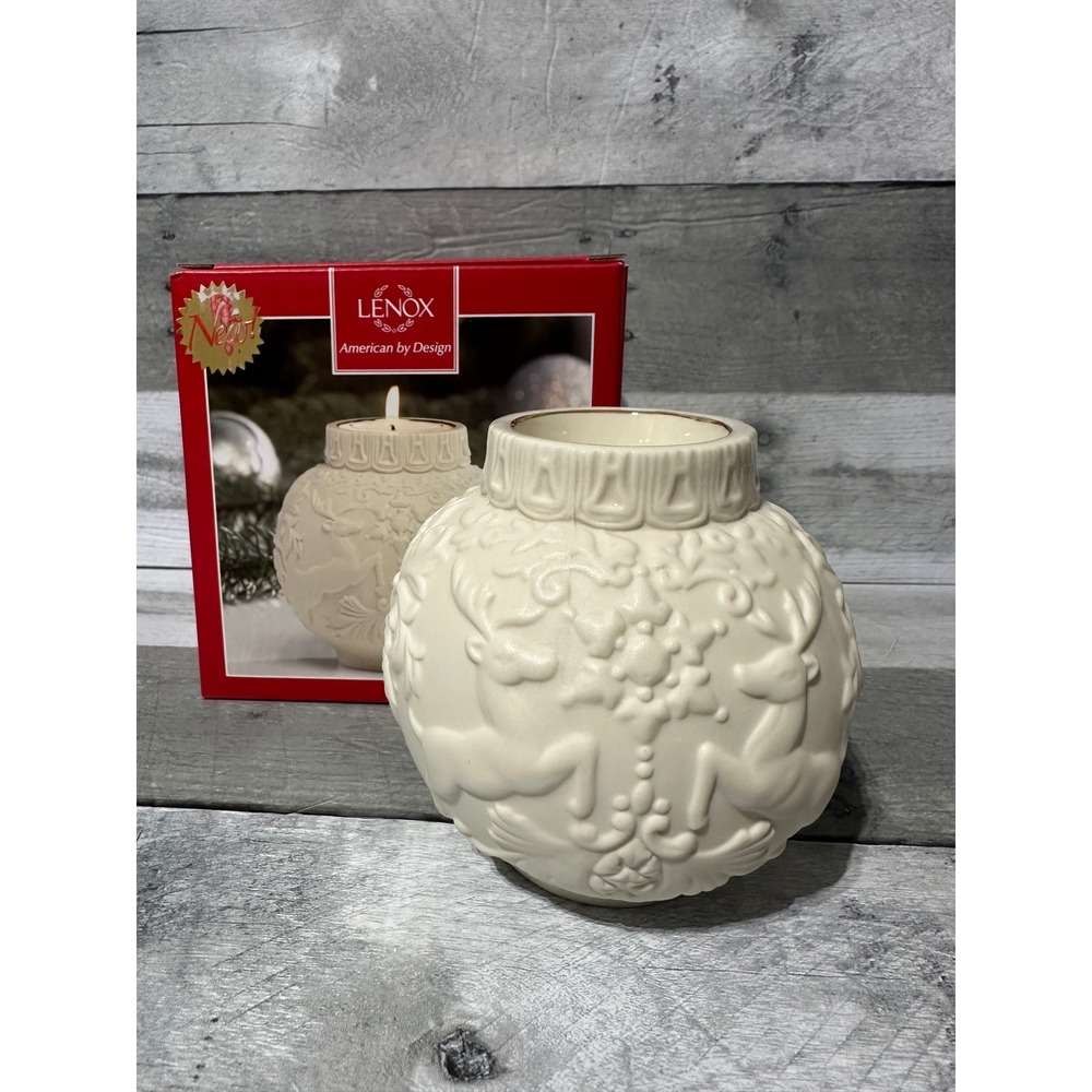 Lenox Ornamental‎ Glow Winter Demask Votive